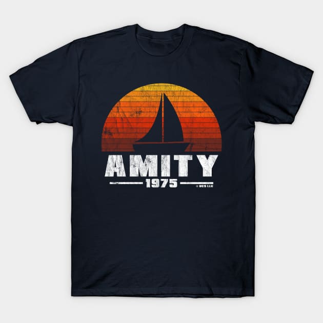 Amity 1975 - Amity Island 1975 T-Shirt by devilcat.art